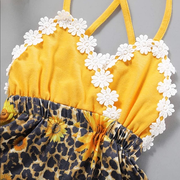 Toddler Baby Girl Summer Romper - Picture 3 of 5
